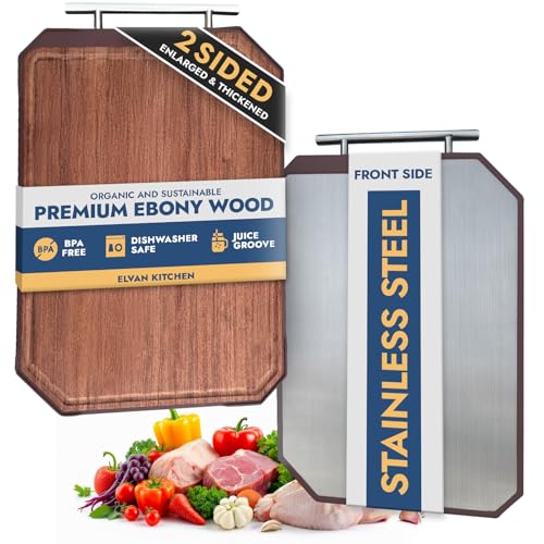 2-in-1 Wooden Cutting Board – 17.7