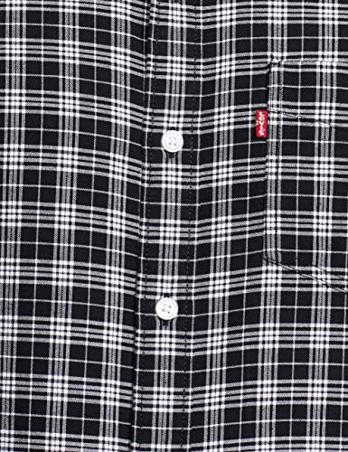 Image of Levi's Men's Cotton Striped Slim Fit Shirt