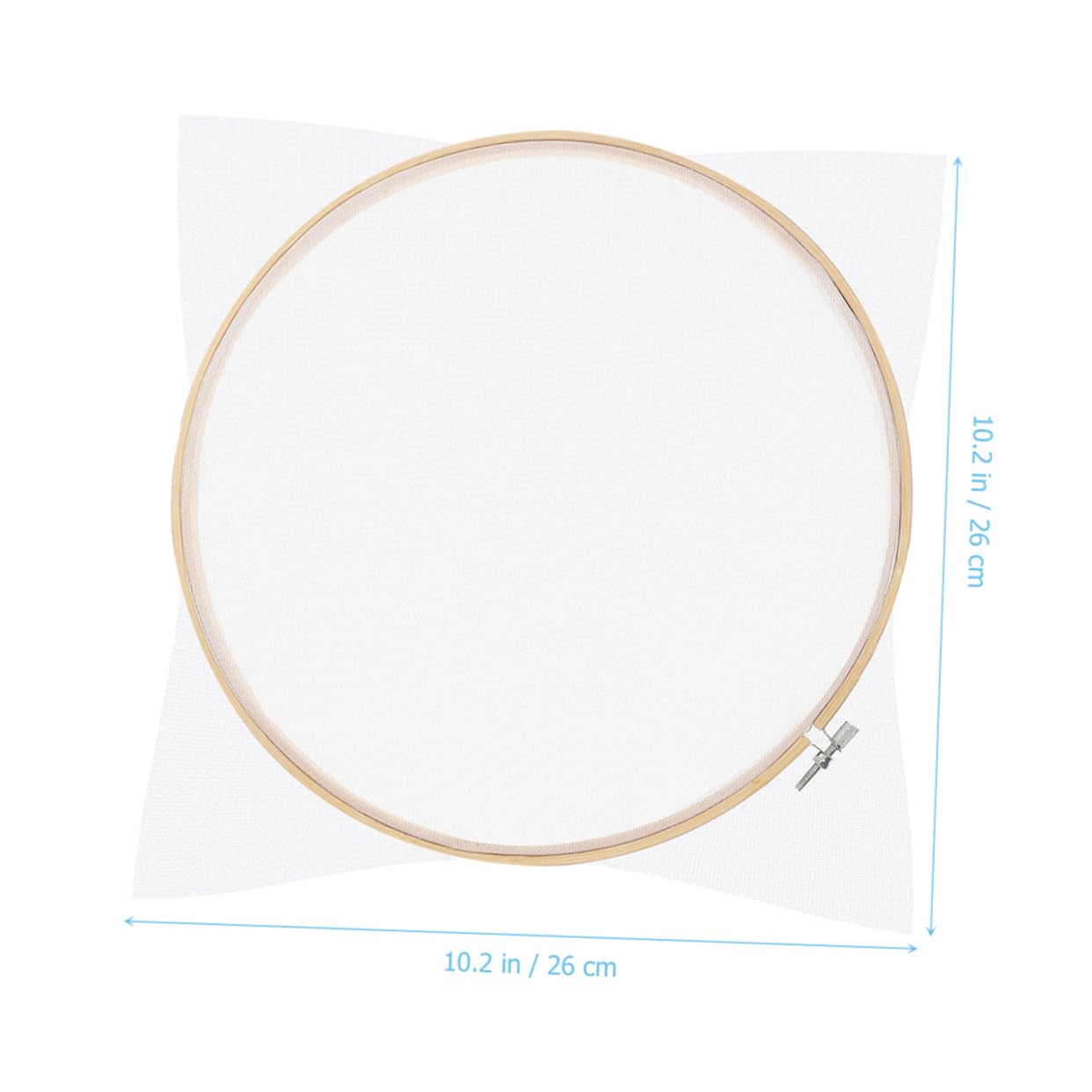 TOPPERFUN Wooden Paper Making Screen 26cm Round Frame Paper Crafting Mould DIY Paper Molding Kit Ink/Acrylic