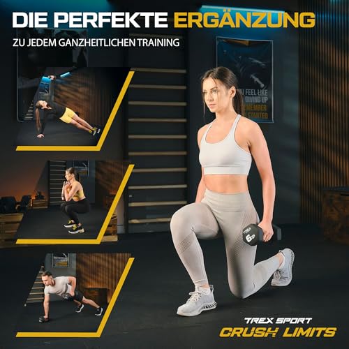 Neopren Hanteln Set | Kurzhanteln 2er Set 4kg-20kg | Hanteln Frauen & Männer Set – Bild 6