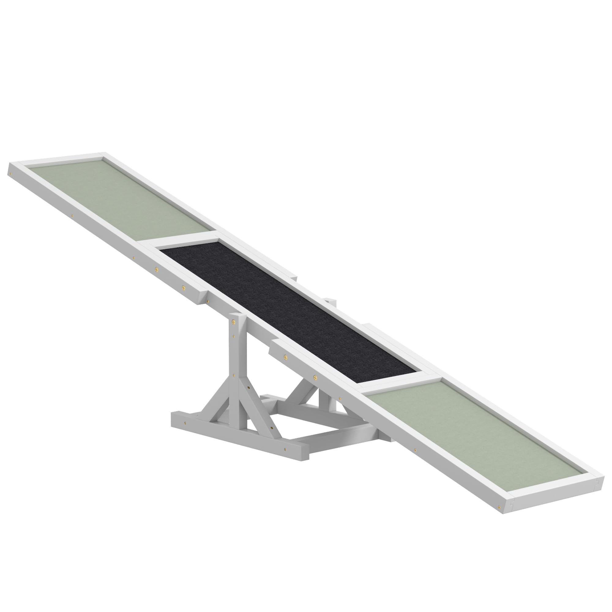 METAMONDE 8 M Dog Agility Seesaw Training Equipment, 70.75 x 11.75 inches, Anti-Slip Surface, 110 lb Capacity