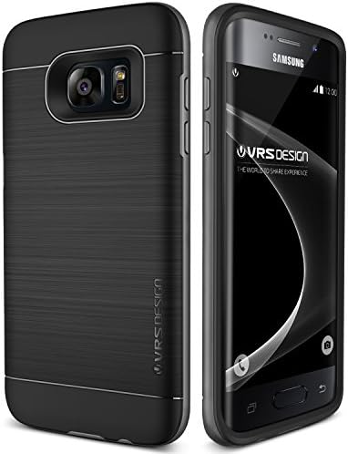 Galaxy S7 Edge Case, VRS Design [High Pro Shield][Steel Silver] - [Military Grade Protection][Slim Fit] For Samsung S7 Edge