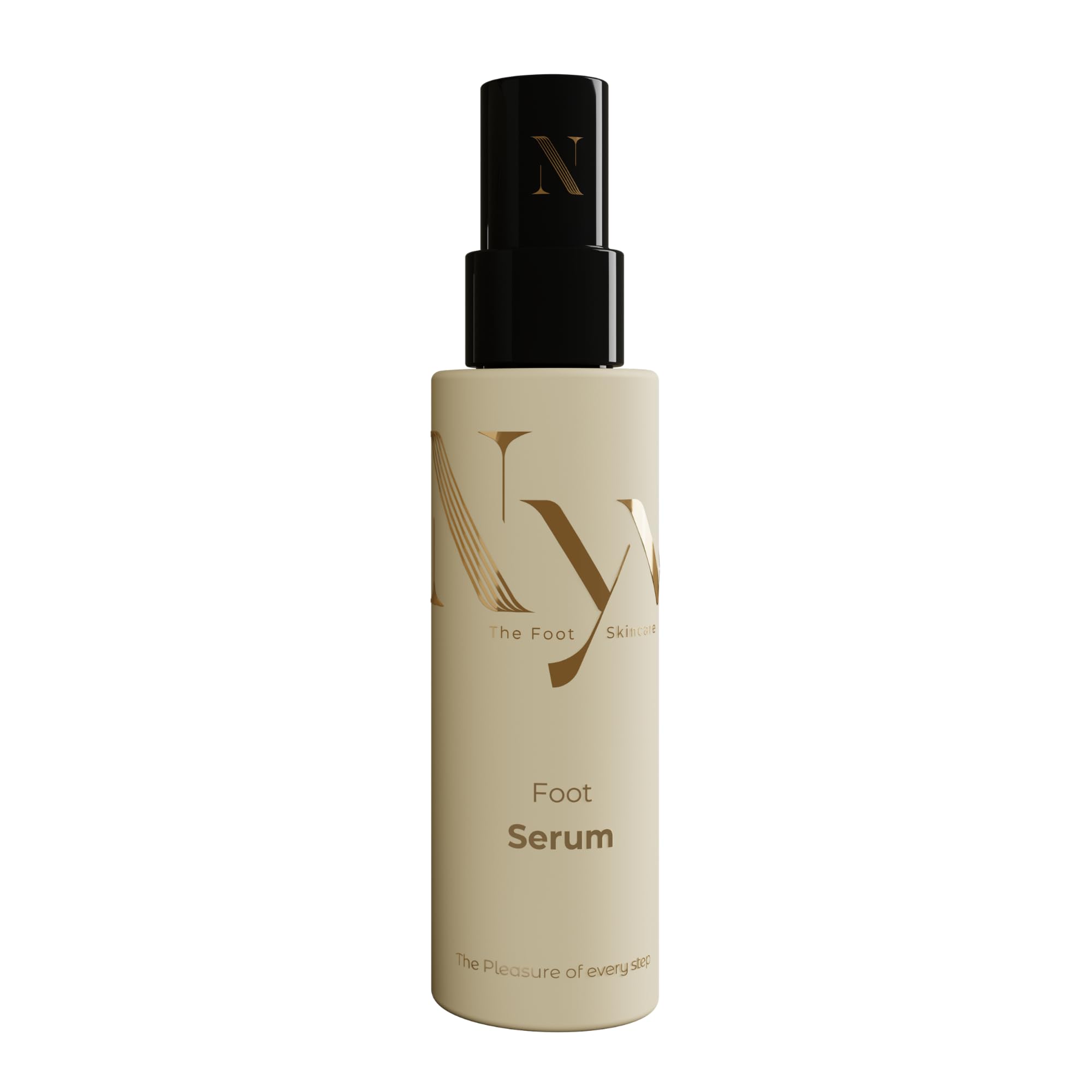 NYV Sérum Activo Regenerador y Reparador de Pies Antiedad con Acetyl Hexapeptide-8 y Diamante Coloidal - Baba de Caracol, Ácido Hialurónico y Niacinamida - Cuidado de Pies Premium Italiano - 50 ml