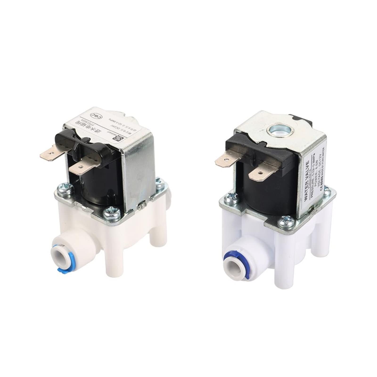 Vanne électromagnétique NC interrupteur de débit eau air 1/4" DC