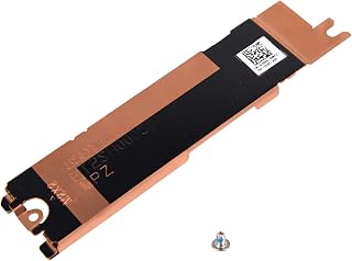 2nd Second SSD2 M.2 2280 Hard Drive Heatsink Thermal Pad 0130R6 130R6 06N16 6N16 for DELL XPS 15 9500 9510 9520,Dell Latitude 5000 5500,DELL Precision 5550 5560 SSD Heatsink for SSD2(Slot1)