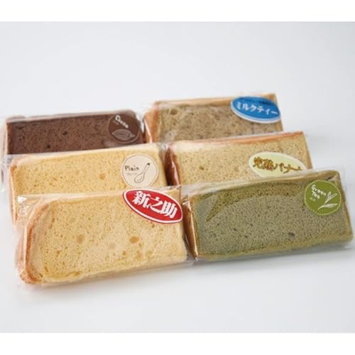 米粉 シフォンケーキ 6種類×2セット(12個入り)ミックスセット グルテンフリー 小麦粉不使用 小麦アレルギー対応 米粉スイーツ 米粉のお菓子 新潟県産米粉