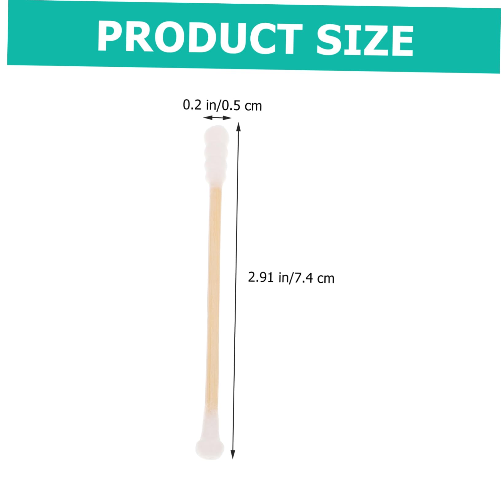 VICASKY 100% Cotton Swabs Double-ended Disposable for Baby Newborn Infants Toddlers Gentle on Skin