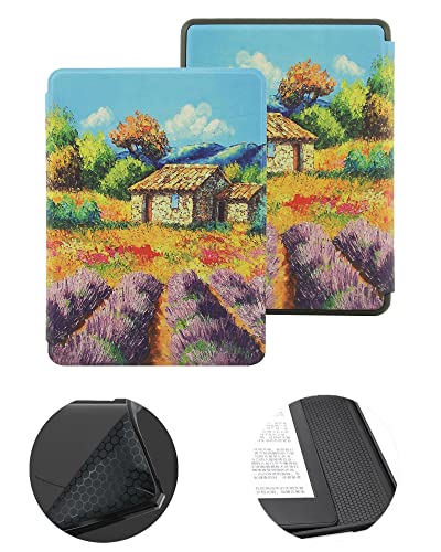 Capa de 15,24 cm para o novo Kindle 11ª geração, versão 2022 (não serve para Kindle Paperwhite 11ª ou Kindle 10ª 2019), capa protetora à prova d'água com ativação automática