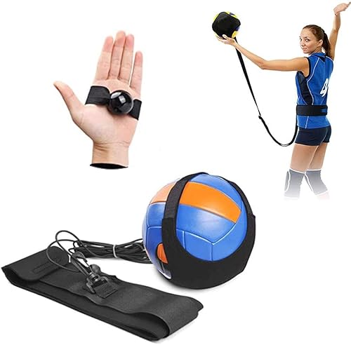 Equipo de entrenamiento de voleibol, entrenador de voleibol con dos cuerdas elásticas, entrenador de púas de voleibol, gran entrenador individual