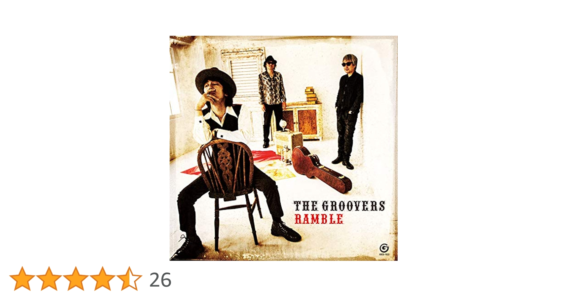 THE GROOVERS 1000部限定CD THE GROOVERS ザ・グルーヴァーズ 1000枚限定盤 / メロディ