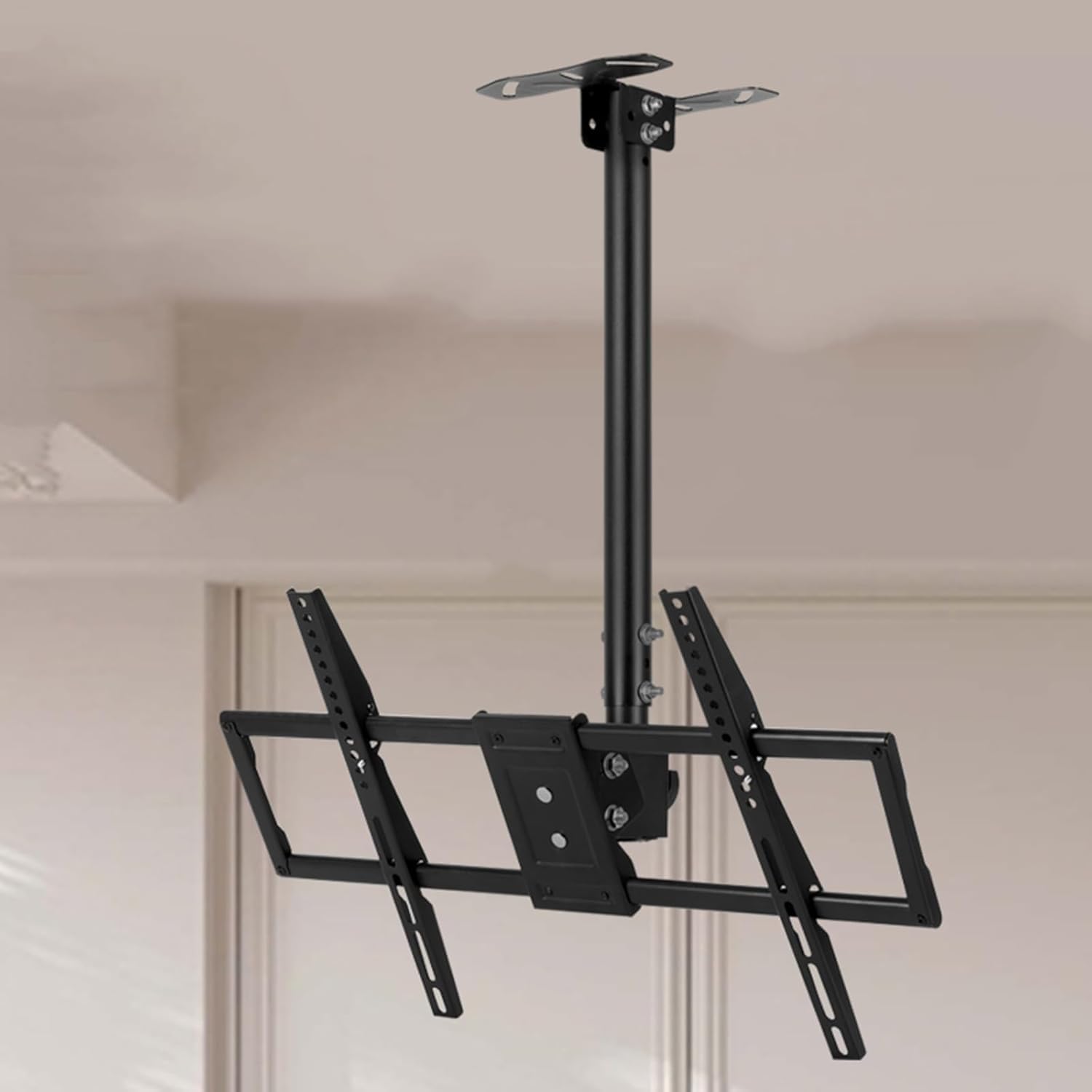 Support de plafond universel TV 45-80 pouces ajustable 1-2m