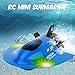 GoolRC Mini RC Submarine Boat, Remote Control Waterproof Diving Toy (Blue)