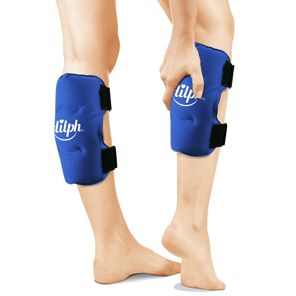Buy HilphÃ‚® Shin Splint Ice Pack for Injuries 2 Pack, Reusable Calf