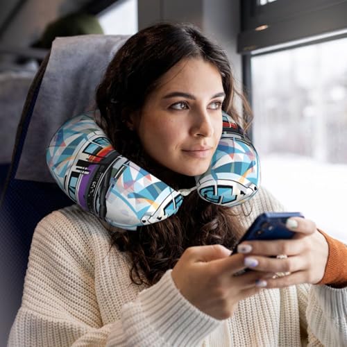 Almohada de espuma viscoelástica cuello viaje U flexible miniatura 6