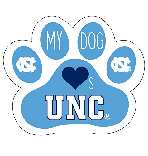 UNC Tar Heels Dog Paw Magnet Officially Licensed Collegiate Product