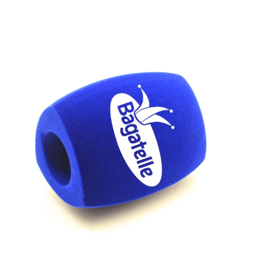 Personalizar Logo para Mic Micrófono de Espuma Parabrisas Esponja Cubiertas para Micrófonos de Entrevista de TV 5pcs (Blue)