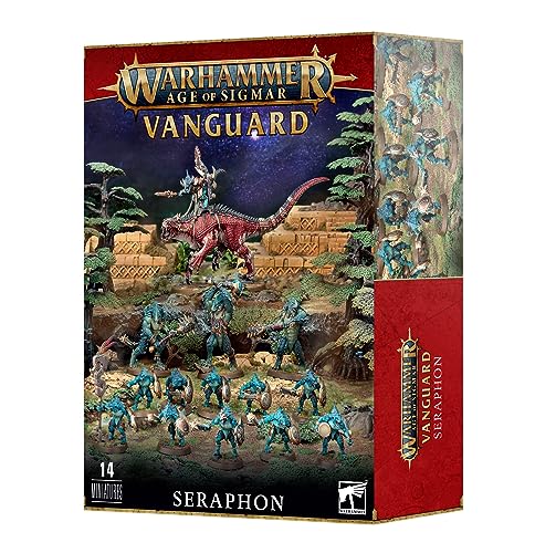 Warhammer Age of Sigmar Games Workshop Vanguard: Seraphon (2023), Black, 3 inches (H) x 4 inches (L) x 0.5 inches (W)
