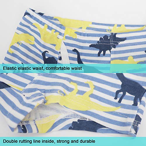 LPATTERN Baby/Kleinkind/Kinder Jungen 6er Pack Baumwolle Unterwäsche Unterhose Höschen Schlüpfer Slips/Boxshorts - Cartoon Motiv (3-8 Jahre/ 100-150CM) - Image 4