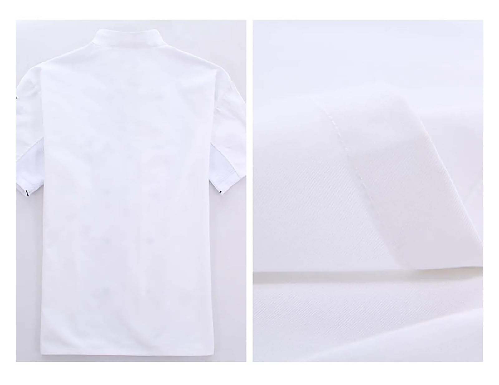 Giacca Chef Uomo Giacca Unisex for Chef di Hotel E Ristoranti, con Maniche Corte, Divise da Lavoro, Doppiopetto for Uomo(Black,XXXL)