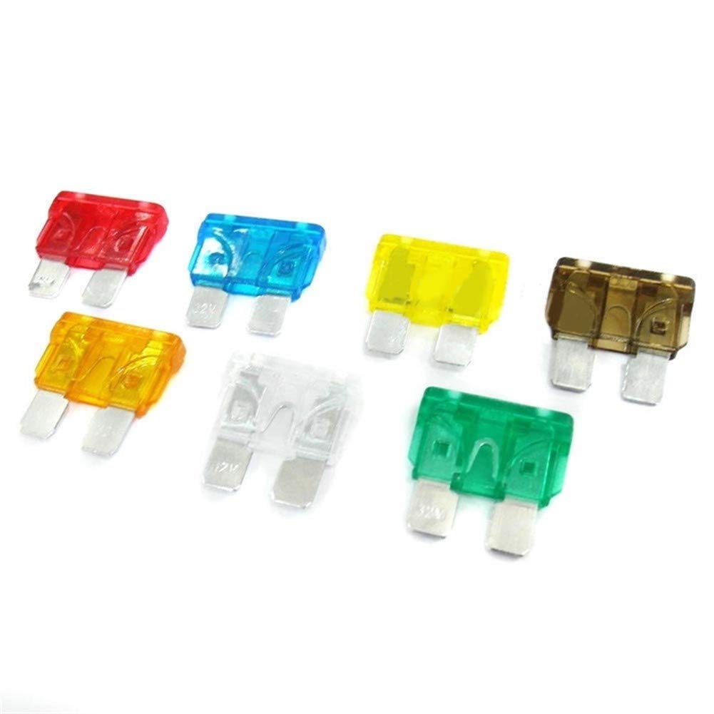 Cablaggio di protezione TMP1105 100 pz/set Fusibile Standard Medio Lama Fusibile Auto Fusibili Auto Auto 3A 5A 7.5A 10A 15A 20A 25A 30A 35A 40A Accessori Auto