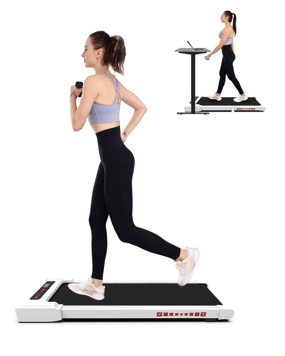 Buy Bestports Under Desk Treadmill, 2.25HP Walking Treadmill Under Desk