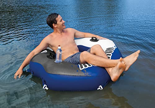 Intex River Run Connect Lounge, Inflatable Water Float, 51" X 49.5" , Blue #TOP2