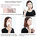 Facial Cleansing Sponge, Natural Soft Large Facial Deep Cleansing Exfoliating Makeup Remover Professional Face Wash Sponges for Daily Use Individual Pack (2 Pack+1 Free Storage Box)