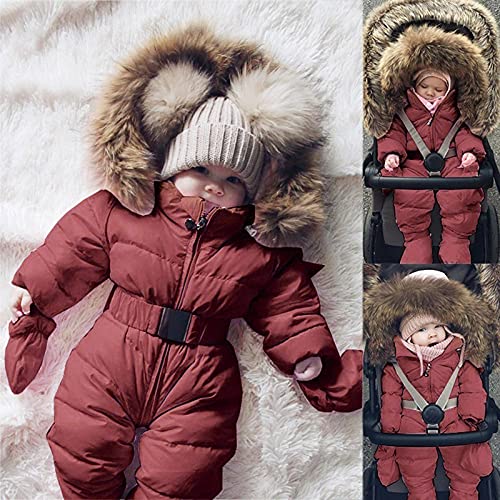 Combinaison bébé garçon chaude contre le froid et le vent d'hiver