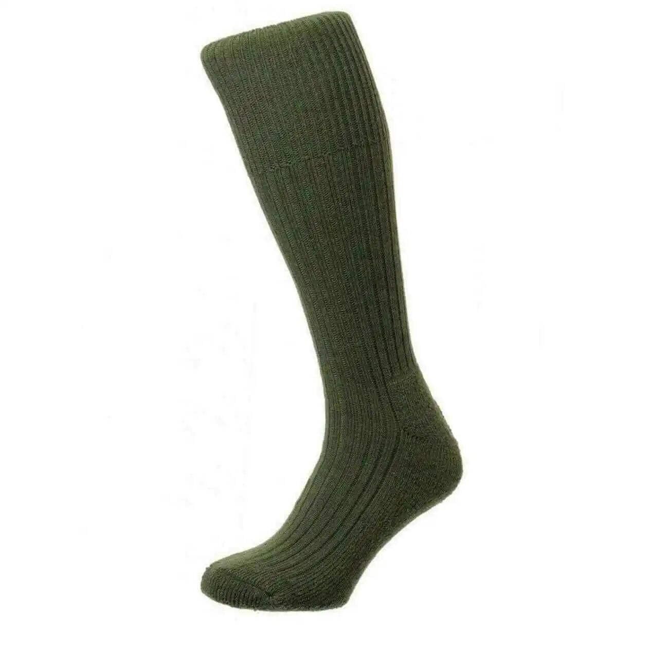 Hj Hall Men's Olive Socks Commando Wool Rich Work Boot Socks (As8, Numeric, Numeric_6, Numeric_11, Regular, Regular, 6-11) Size 6-11