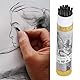 25pcs Charcoal Sticks, Artist Willow Vine Sketch Charcoal Sticks Sketch Charcoal Pencils