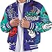 Dunkare Varsity Legend Blue 11s Varsity Jacket, Everybody Paid in Full Baseball Casual Unisex Streetwear Multicolor