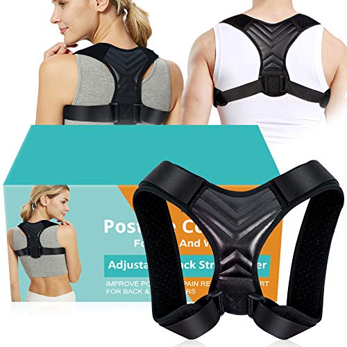 Corregir Postura Espalda,Corector Postural,Posture Corrector for Women Men,Corrector postura ajustable de respaldo