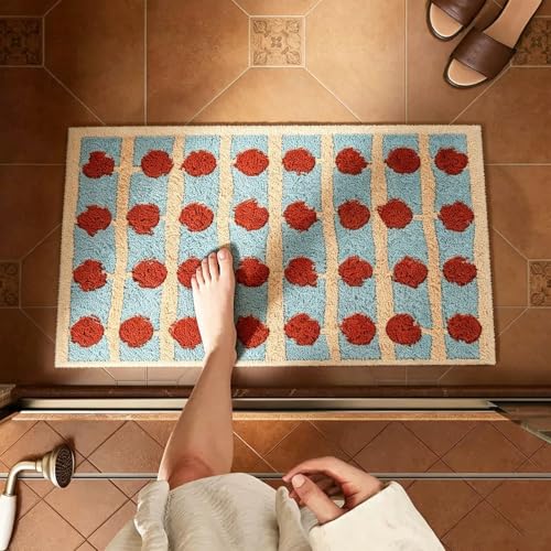 Tapis de douche doux absorbant et lavable pour petits espaces - 2