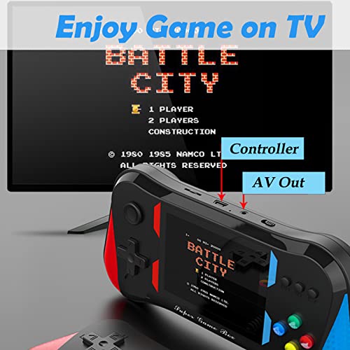 Handheld Game Console For Kids Adults,Rechargeable 3.5'' Lcd Screen Retro Handheld Video Game Console,500 Classic Retro Video Games Support 2 Players And Tv Connection #TOP3