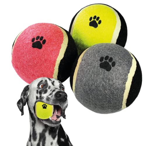 Palla Cigolante Per Cani Piccoli - Giocattolo 7x7 Cm, Colori Assortiti | Divertente E Sicura - Foto 3