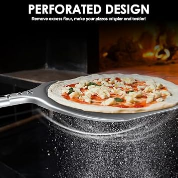 12 Pizza Peel & 21 Oven Brush