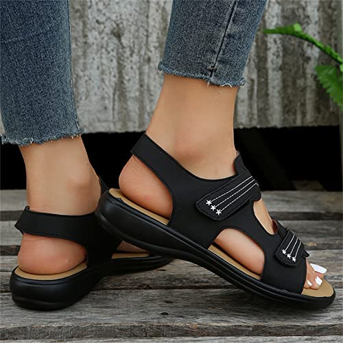 Peqiut Orthopedic Sandals For Women Baseball Printed Clip Toe Flip Flops Arch Support Shoes Dressy Summer Flat Beach Slippers #TOP5