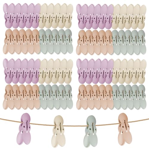 GAOHUI 60Pack Clothes Pegs for Washing Line Non Slip Washing Pegs Strong