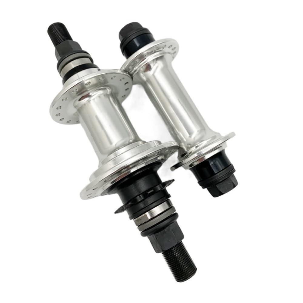 Serrages Et Blocages Rapides Polished Alloy Aluminum 5 Industrial Bearings 36 Holes 9T Performance Bike BMX Hubs Moyeu De Roue Brochettes (Color : Silver Front Only)