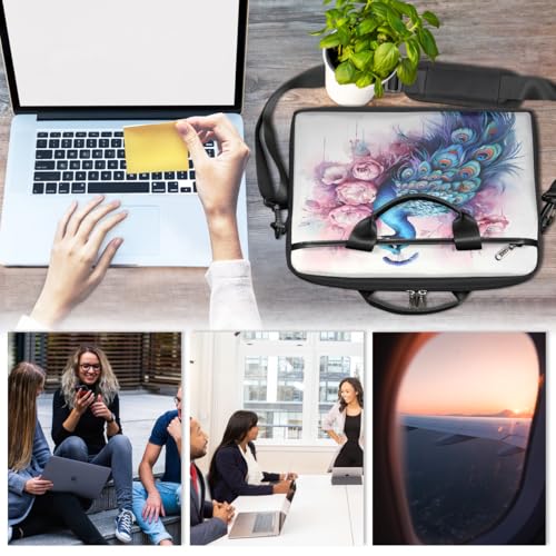Bolso Vintage para Laptop con estampado floral 15 pulg miniatura 6