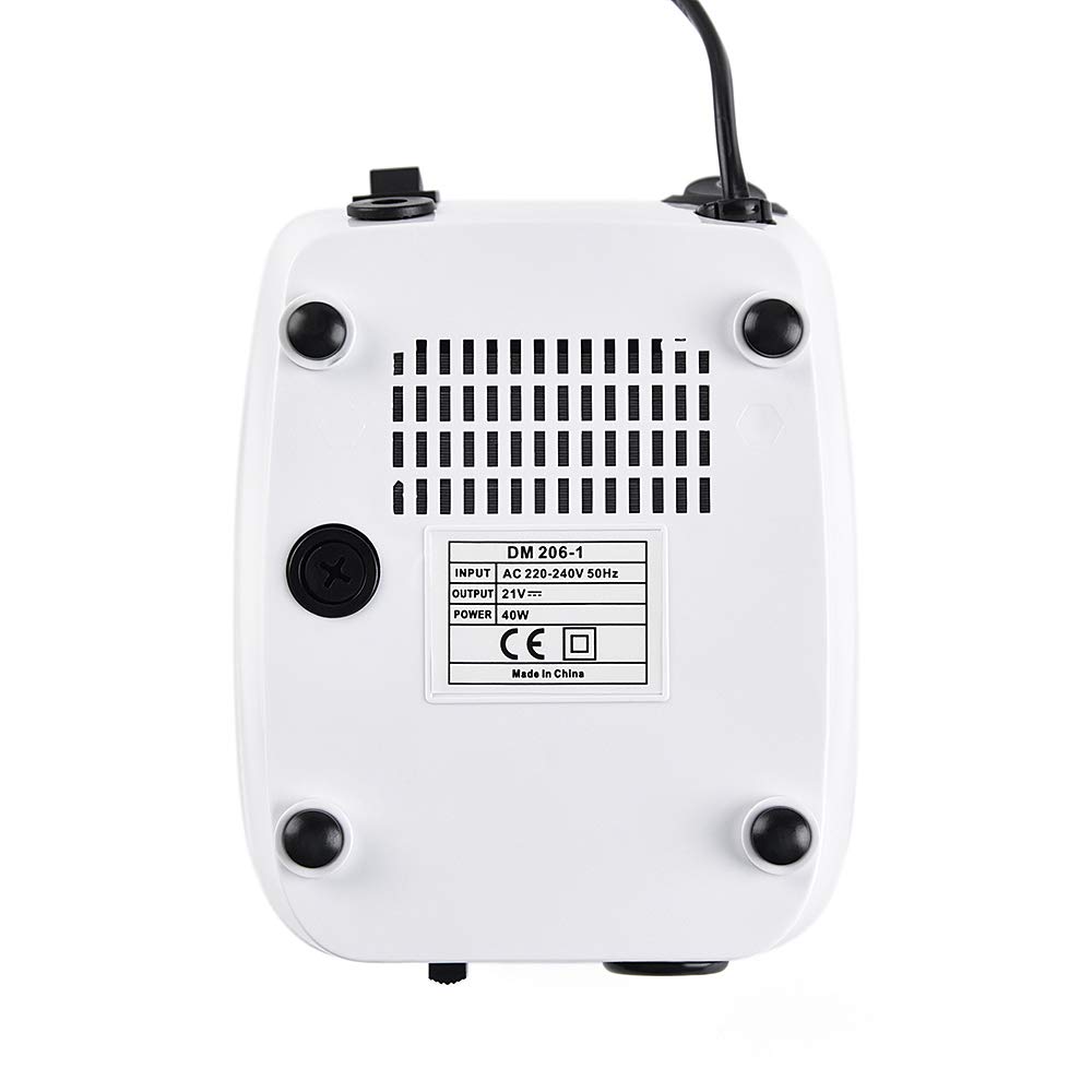 KADS 300-35000 RPM Blanco máquina de pulido de uñas eléctrica profesional torno para uñas Herramienta de manicura de máquina