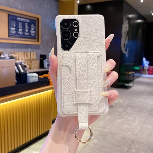 Housse protection Galaxy A32 avec porte-cartes et dragonne