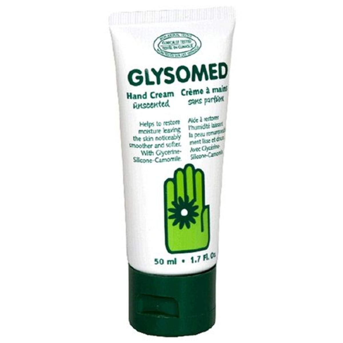 Glysomed Hand Cream, 1.7 Oz. Unscented, Fast Absorbing Lotion for Dry and Sensitive Skin, Non-Greasy, Long-Lasting Moisturizer, Soft Smooth and Comfort for Gentle Hydration, 12 Pack