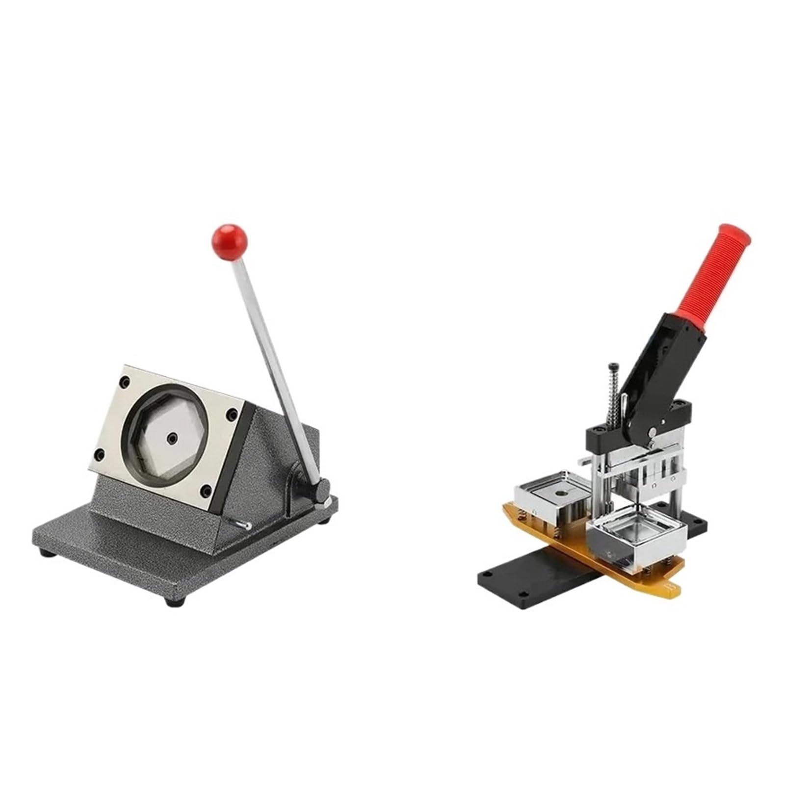 MYUYEE Custom Photo Kit Fridge Magnet Button Maker Machine 50X50Mm With Paper Cutter And 100Pcs Materials