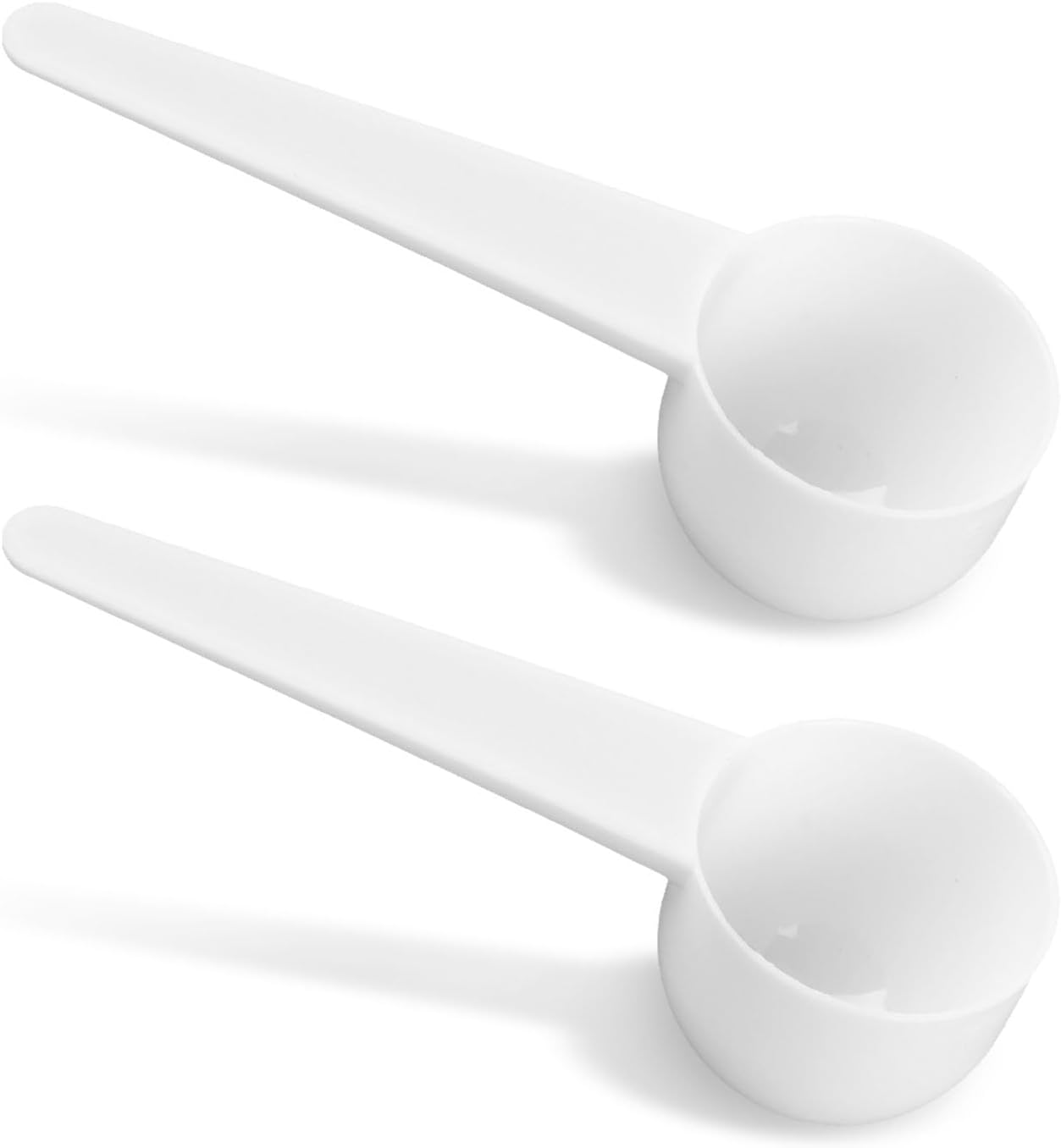 2pcs 20ml 10g Reusable Plastic Measuring Spoons Plastic Scoop for