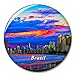 Brasilien Kühlschrank Magnete Dekorative Magnet Flaschenöffner Tourist City Travel Souvenir Collection Geschenk Starker Kühlschrank Aufkleber