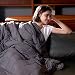Syrinx Cooling Weighted Blankets 15lbs, 60''x80'', Dark Grey for Adult, 100% Breathable Cotton with Glass Beads