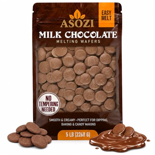 Milk Chocolate Melting Wafers 5lb | Candy Melts for Fountain...