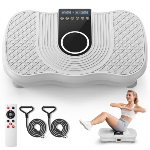 Image of Vibration Plate Exercise Machine Vibrate Platform Full Body Skaking Fitness