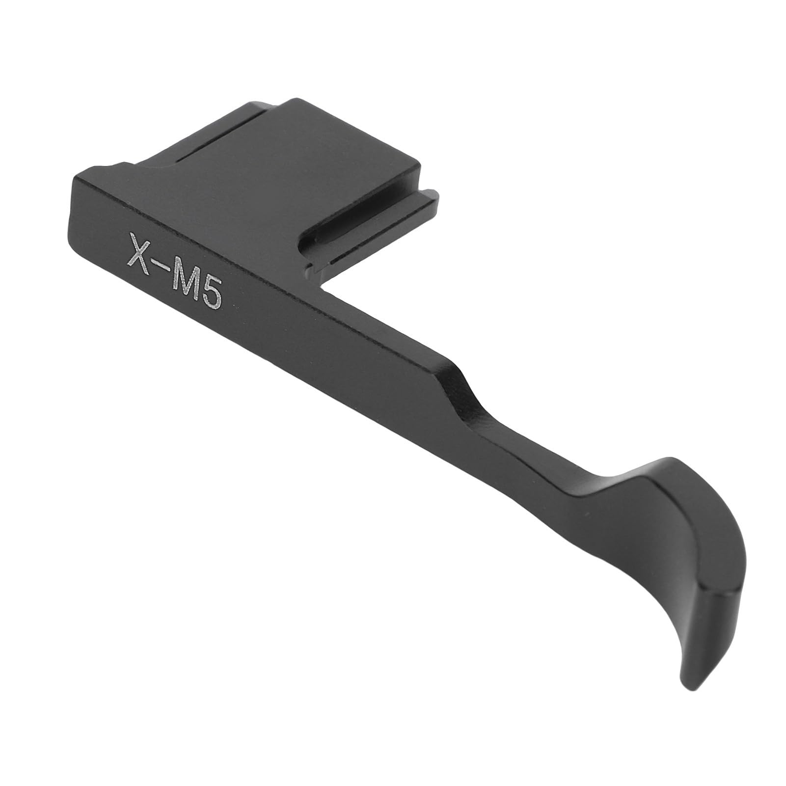 Lazmin112 Impugnatura Thumb Up Per Fotocamera Fuji X-M5, Impugnatura Di Supporto Per Pollice Con Attacco Hot Shoe, Per Una Maggiore Maneggevolezza E Una Presa (BLACK)